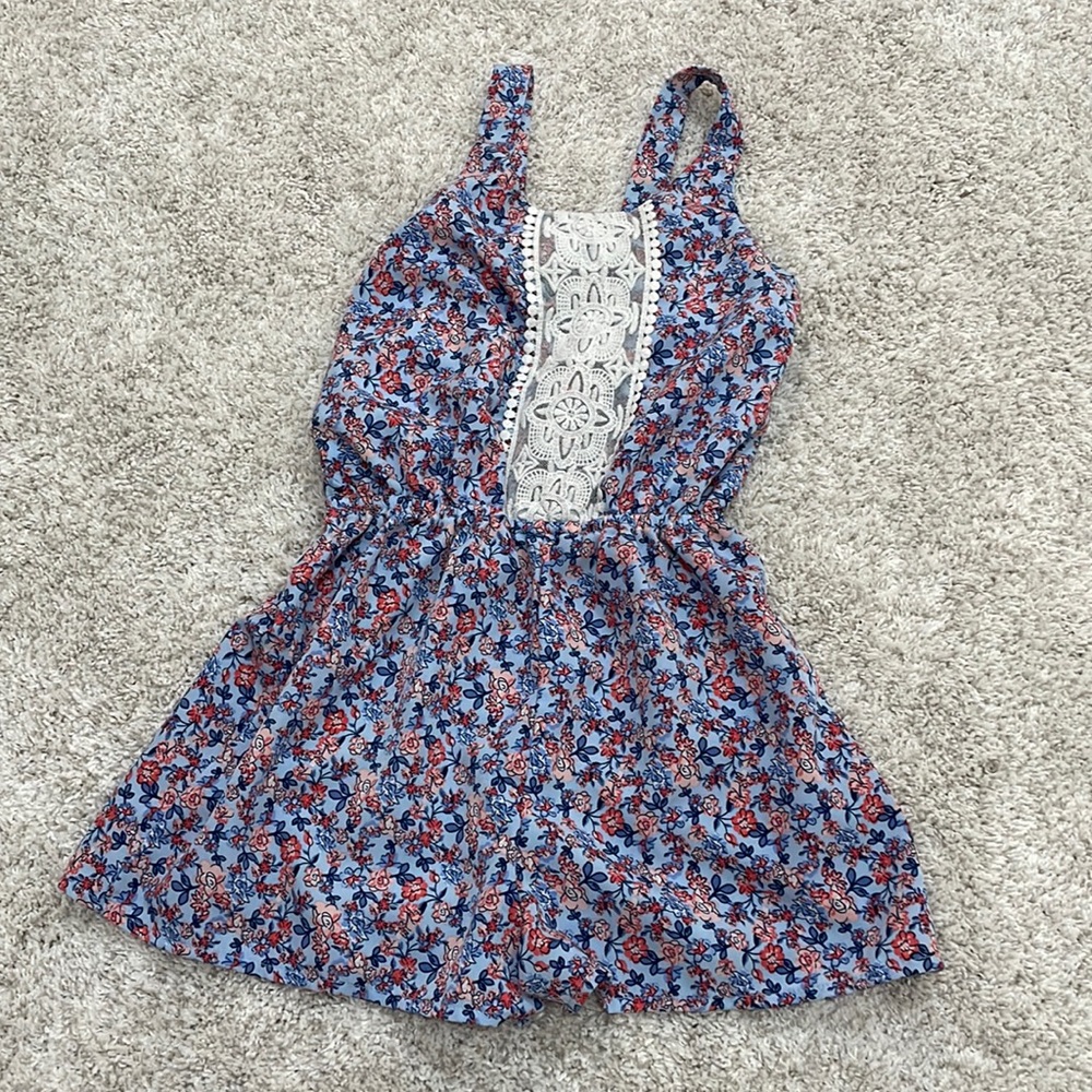 Cute floral romper